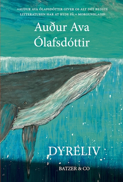 Dyreliv – omslag til lydbogen af Audur Ava Olafsdottir