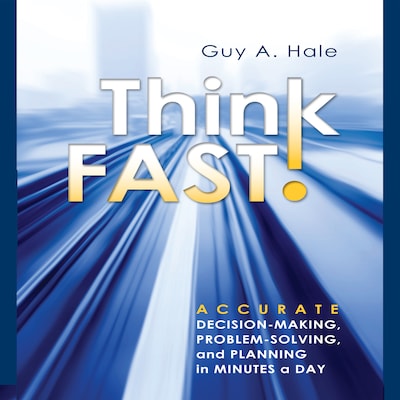 Think Fast! – omslag til lydbogen af Guy Hale