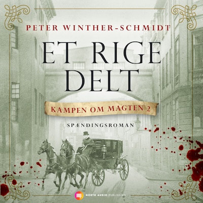 Et rige delt – omslag til lydbogen af Peter Winther-Schmidt