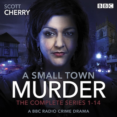 A Small Town Murder: The Complete Series 1-14 – omslag til lydbogen af Scott Cherry