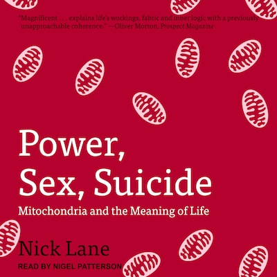 Power, Sex, Suicide – omslag til lydbogen af Nick Lane