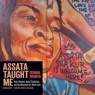 Assata Taught Me – omslag til lydbogen af Donna Murch
