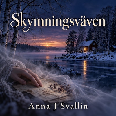 Skymningsväven – omslag till ljudboken av Anna J Svallin