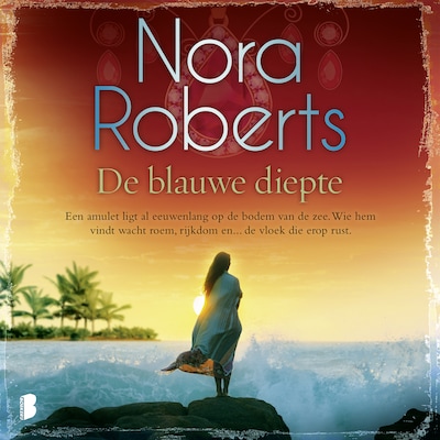 De blauwe diepte – omslag van het luisterboek van Nora Roberts
