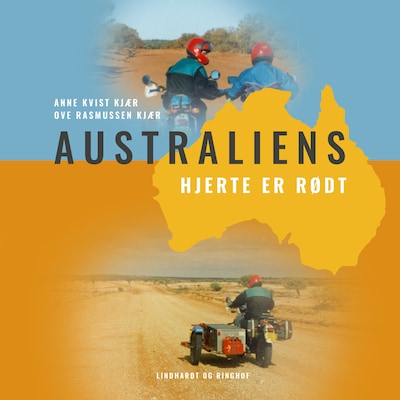 Australiens hjerte er rødt – omslag til lydbogen af Anne Kvist Kjær