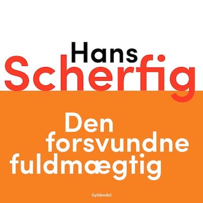 Den forsvundne fuldmægtig – omslag til lydbogen af Hans Scherfig