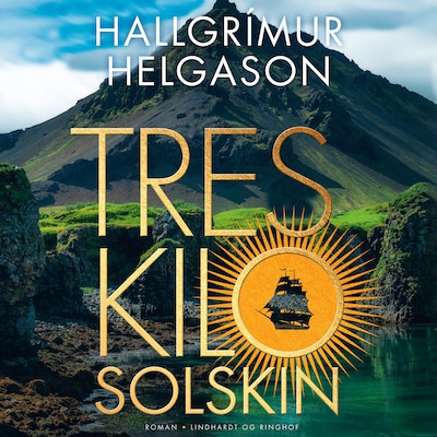Tres kilo solskin – omslag til lydbogen af Hallgrímur Helgason