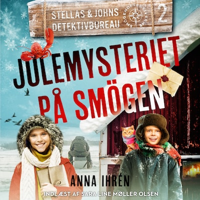 Julemysteriet på Smögen – omslag til lydbogen af Anna Ihrén