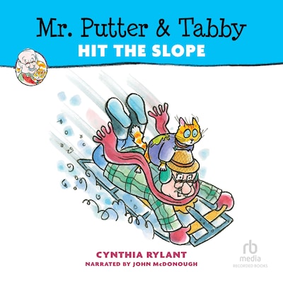 Mr. Putter & Tabby Hit the Slope – omslag til lydbogen af Cynthia Rylant