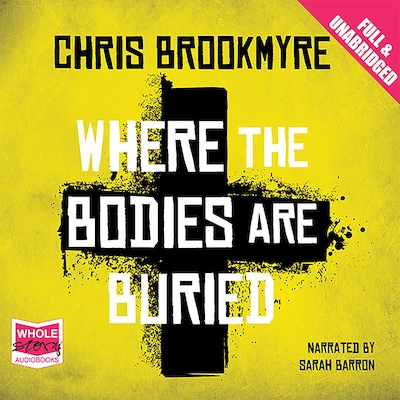 Where the Bodies are Buried – omslag til lydbogen af Chris Brookmyre