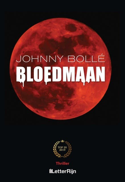Bloedmaan – omslag van het luisterboek van Johnny Bollé