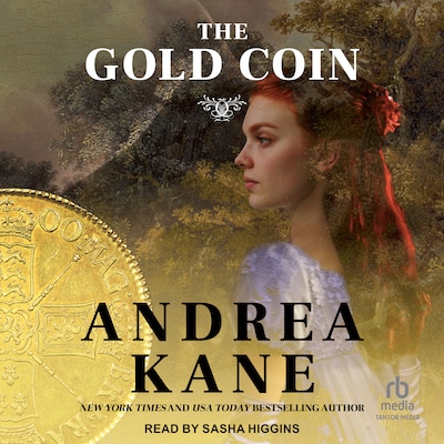 The Gold Coin – omslag til lydbogen af Andrea Kane