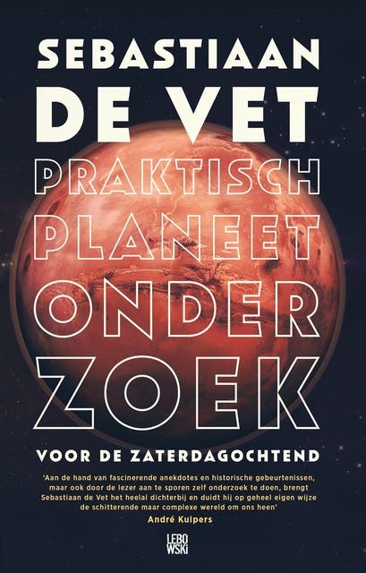 Praktisch planeetonderzoek voor de zaterdagochtend – omslag van het luisterboek van Sebastiaan de Vet