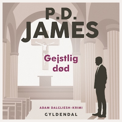 Gejstlig død – omslag til lydbogen af P.D. James