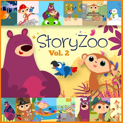 StoryZoo Vol. 2 – omslag van het luisterboek van StoryZoo