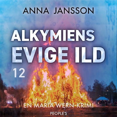 Alkymiens evige ild – omslag til lydbogen af Anna Jansson