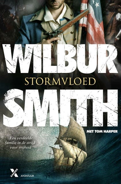 Stormvloed – omslag van het luisterboek van Tom Harper,Wilbur Smith