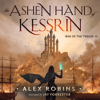 The Ashen Hand of Kessrin – omslag til lydbogen af Alex Robins