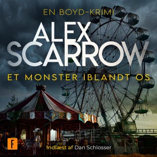 Et monster iblandt os – omslag til lydbogen af Alex Scarrow