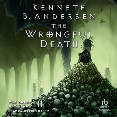 The Wrongful Death – omslag til lydbogen af Kenneth B. Andersen