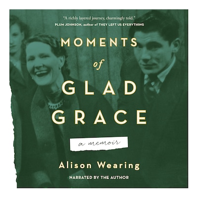 Moments of Glad Grace – omslag till ljudboken av Alison Wearing