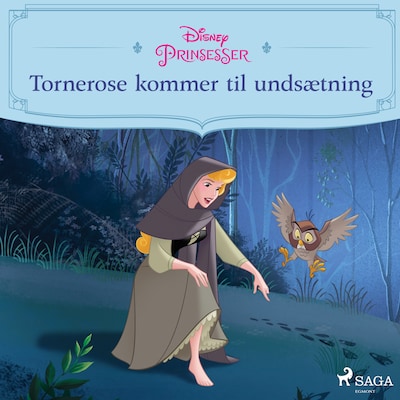 Tornerose kommer til undsætning – omslag til lydbogen af Disney