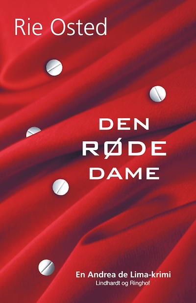 Den røde dame – omslag til lydbogen af Rie Osted