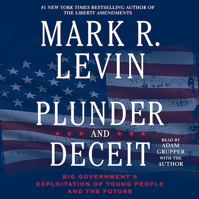 Plunder and Deceit – omslag til lydbogen af Mark R. Levin