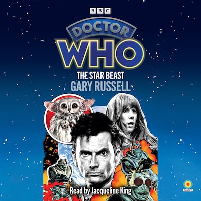 Doctor Who: The Star Beast – omslag til lydbogen af Gary Russell