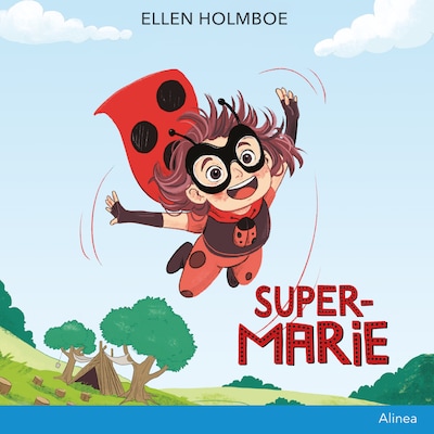 Super-Marie – omslag til lydbogen af Ellen Holmboe
