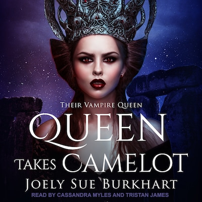 Queen Takes Camelot – omslag til lydbogen af Joely Sue Burkhart