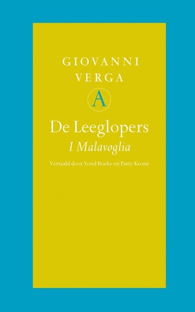 De leeglopers: I Malavoglia – omslag van het luisterboek van Giovanni Verga