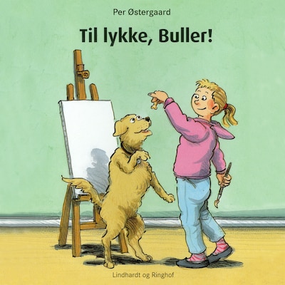 Til lykke, Buller! – omslag til lydbogen af Per Østergaard
