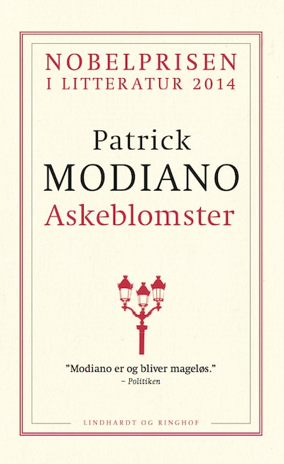 Askeblomster – omslag til lydbogen af Patrick Modiano