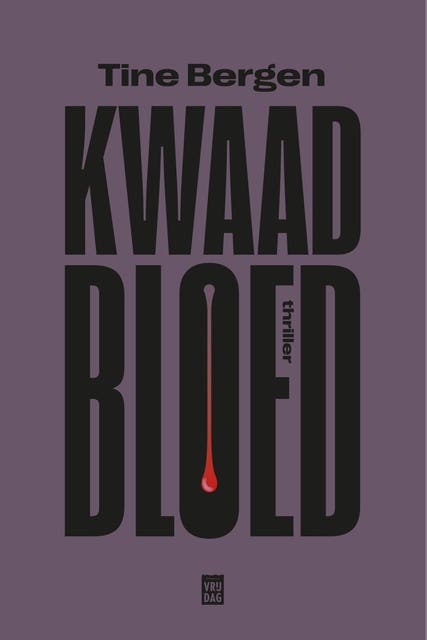 kwaad bloed – omslag van het luisterboek van Tine Bergen
