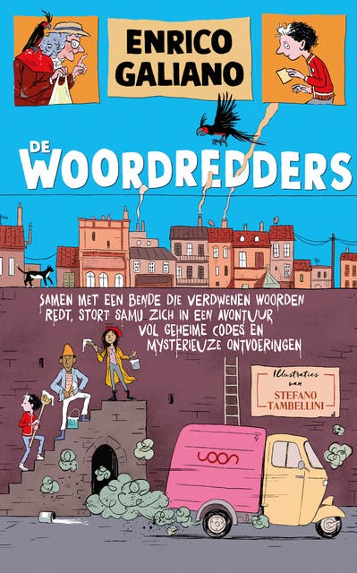 De woordredders – omslag van het luisterboek van Enrico Galiano