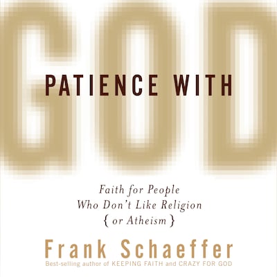 Patience with God – omslag til lydbogen af Frank Schaeffer