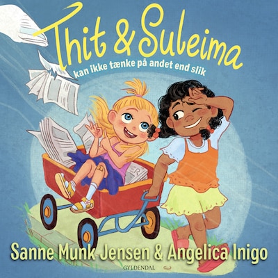 Thit & Suleima kan ikke tænke på andet end slik – omslag til lydbogen af Sanne Munk Jensen, Angelica Inigo