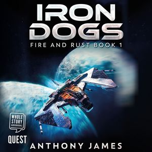 Iron Dogs – okładka audiobooka, autor Anthony James