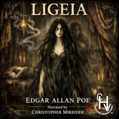 Ligeia – omslag til lydbogen af Edgar Allan Poe