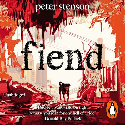 Fiend – omslag til lydbogen af Peter Stenson