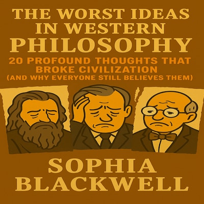 The Worst Ideas in Western Philosophy – omslag til lydbogen af Sophia Blackwell