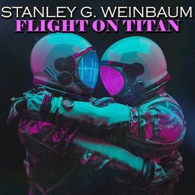 Flight on Titan – omslag til lydbogen af Stanley G. Weinbaum