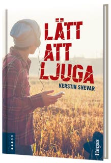 Lätt att ljuga – omslag till ljudboken av Kerstin Svevar