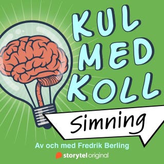 Simning – omslag till ljudboken av Fredrik Berling