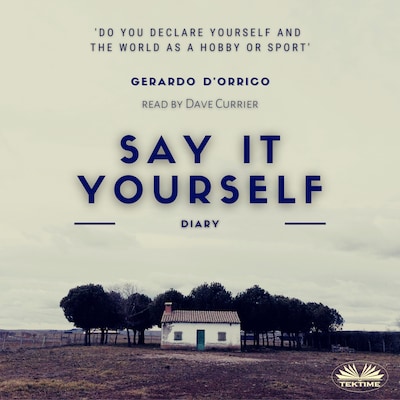 Say It Yourself – omslag til lydbogen af Gerardo D'Orrico