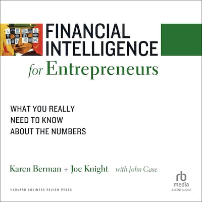 Financial Intelligence for Entrepreneurs – omslag til lydbogen af Karen Berman, Joe Knight