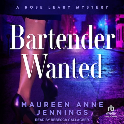 Bartender Wanted – omslag til lydbogen af Maureen Anne Jennings