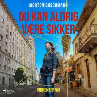 Du kan aldrig være sikker – omslag til lydbogen af Morten Buschmann