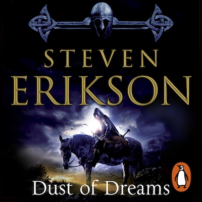 Dust of Dreams – omslag til lydbogen af Steven Erikson